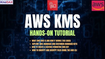 AWS KMS Tutorial | AWS-managed and customer-managed keys | Encrypt & Decrypt | Key Policy Basics