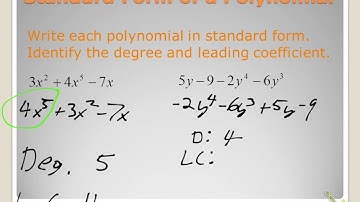 Acc Algebra 1 8.1 Adding &I Subtracting Polynomials