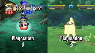 Naruto Games Evolution On Playstation (2003 - 2023)