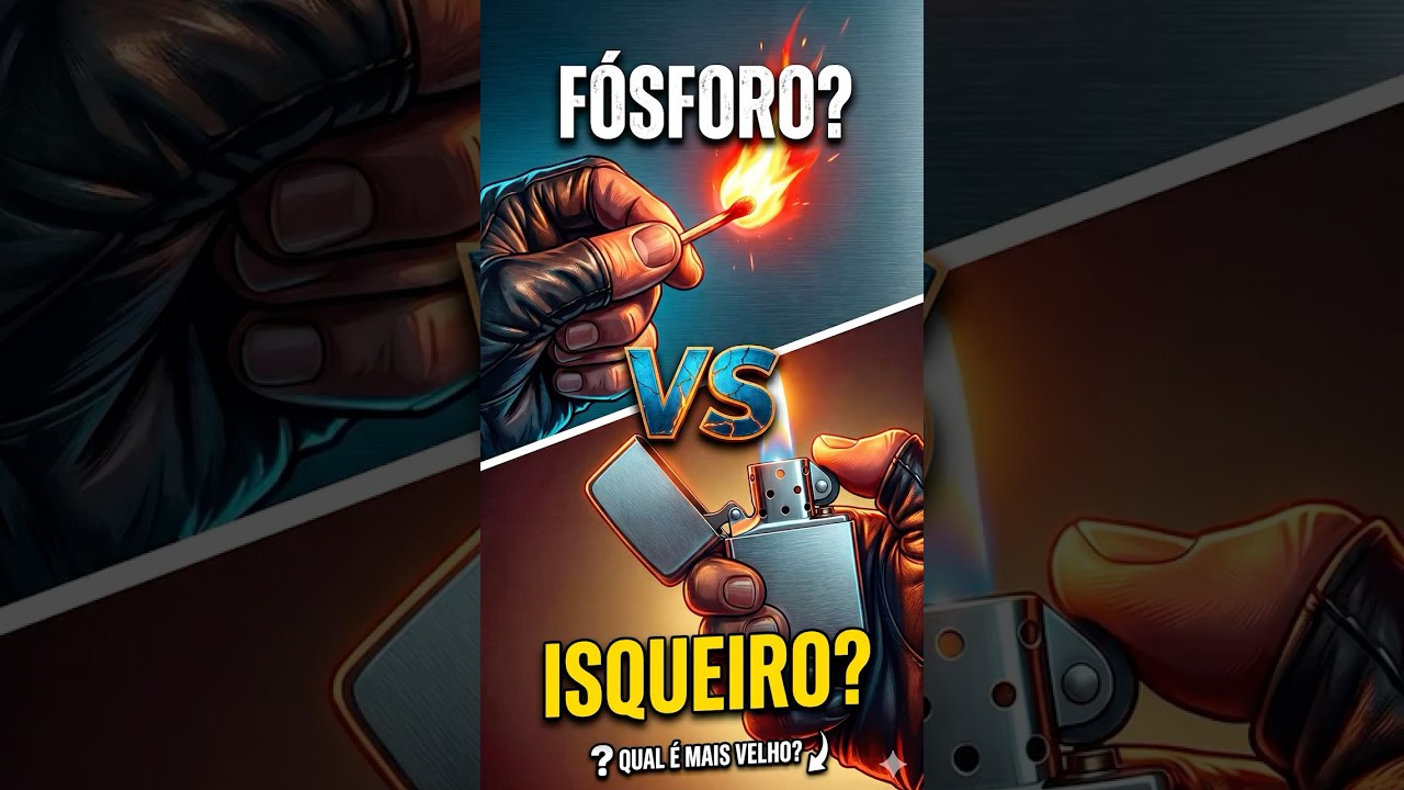 O isqueiro é mais VELHO que o fósforo? 😱 #shorts #curiosidades #fatoscuriosos