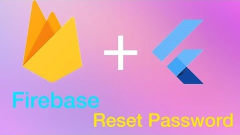 Reset Password By Email In Firebase