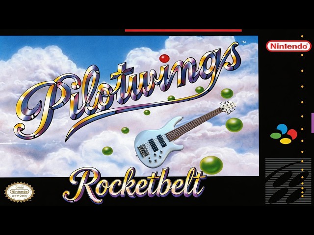 Pilotwings (SNES) - Rocketbelt - (Jazz Fusion Bass Cover) - YouTube