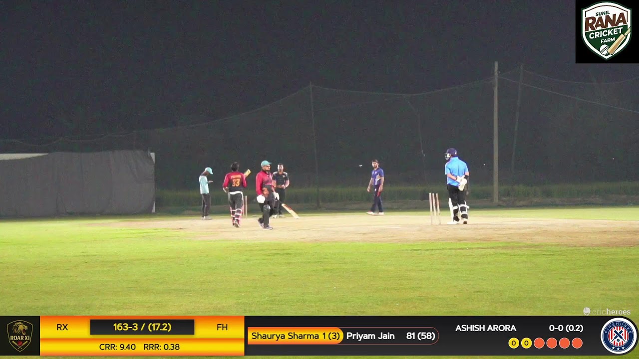 fire hunks Vs roar xi