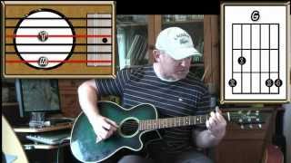 Video thumbnail of "Brain Damage - Pink Floyd - Acoustic Guitar Lesson"