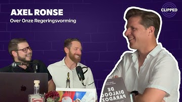 Clips. Axel Ronse Over Onze Regeringsvorming