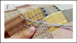 'DIY Tutorial: Simple Embroidery with Fabric Scraps'