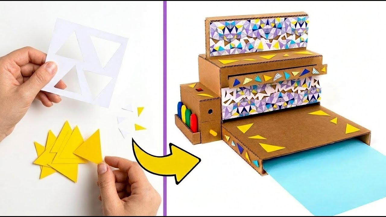 ✨ ダンボールと紙で作る楽しいDIYアイデア - YouTube