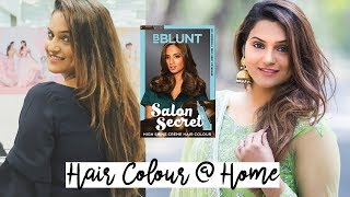 Hair Colour Transformation BBLUNT Salon Secret High Shine Creme Hair  Colour, Price & Review - YouTube