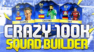 CRAZY 100K SQUAD BUILDER!!! Ft. TOTS Ruben Castro & TOTS Suarez | FIFA 16 Ultimate Team