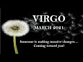 Virgo March 2021 - Someone is making massive changes ... Coming toward you! 🦋