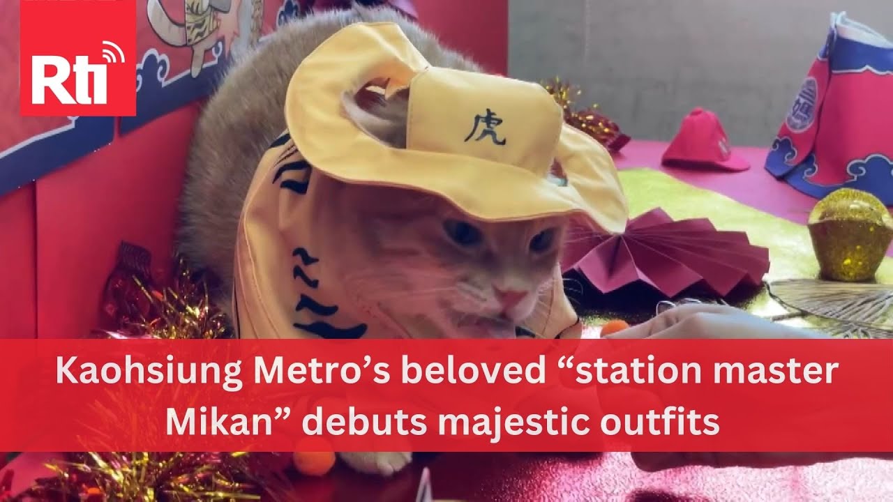 Любимая жительница Гаосюнского метро, ​​«начальница станции Микан», демонстрирует величественные ...