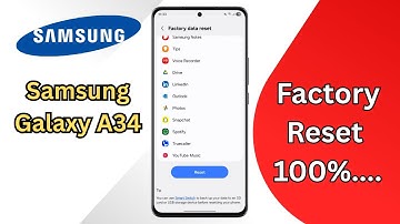 How To Factory Reset Samsung Galaxy A34 in 2025 | Complete Step-by-Step Guide for Beginners!