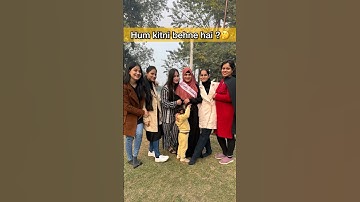 Sari Behno Ka Introduction￼De Diya 🥰🫶🏼 | Arshi Saifi | #arshisaifi #sisters #shorts #love #bday