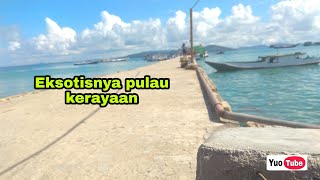 serpihan surga wow Keindahan Pulau KERAYAAN  Kalimantan Selatan