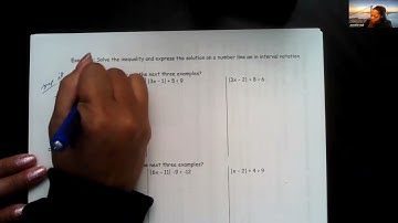 8.2 Linear Inequalities and Absolute Values (Part 2)