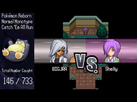 Pokemon Reborn episode 18 using only normal type Pokemon in battle and show...