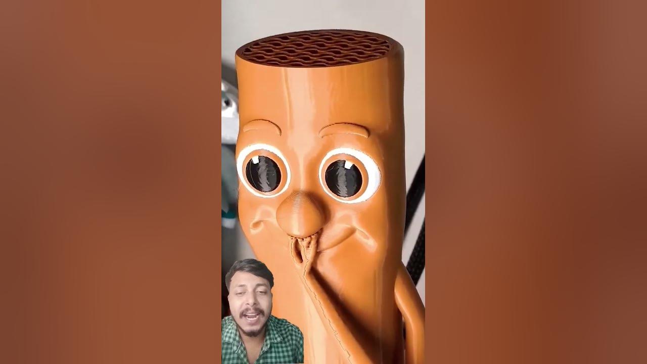 Tung Tung Tung Sahur Italian Brainrot meme, which I 3D printed