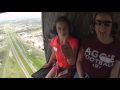 Riding in a Huey over College Station