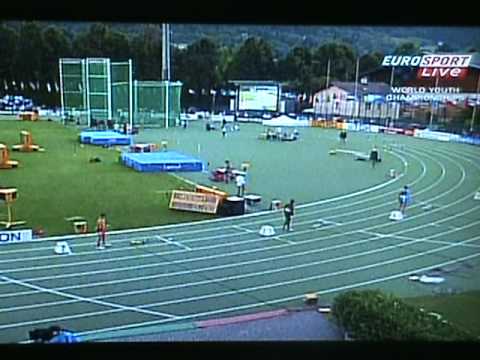 Enrique Gonzalez 400m.v cto del mundo juvenil