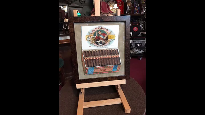 1920's Arthur Donaldson Framed Die-Cut Cigar Ad SOLD