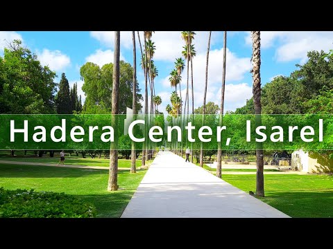 Walking in HADERA CENTER, Israel