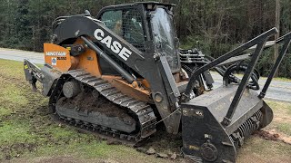 Forestry Mulching a Fire Lane with the Case Minotaur #CaseMinotaur