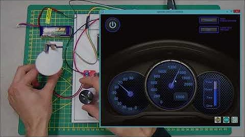 LabWindows/cvi Serial Communication with Arduino / Motor Speed Control RPM / Tachometer