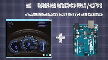 LabWindows/cvi Serial Communication with Arduino / Motor Speed Control RPM / Tachometer