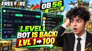 Free Fire level up bot OB56 / How to create a Free Fire level up bot / Free Fire level up bot OB55