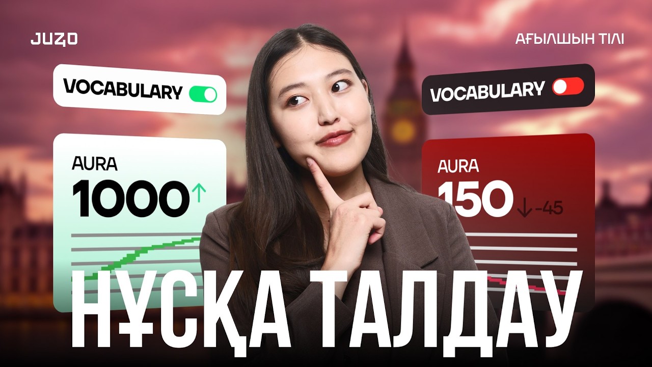 АҒЫЛШЫН | МИСС АЙКЕН | НҰСҚА ТАЛДАУ | VOCABULARY
