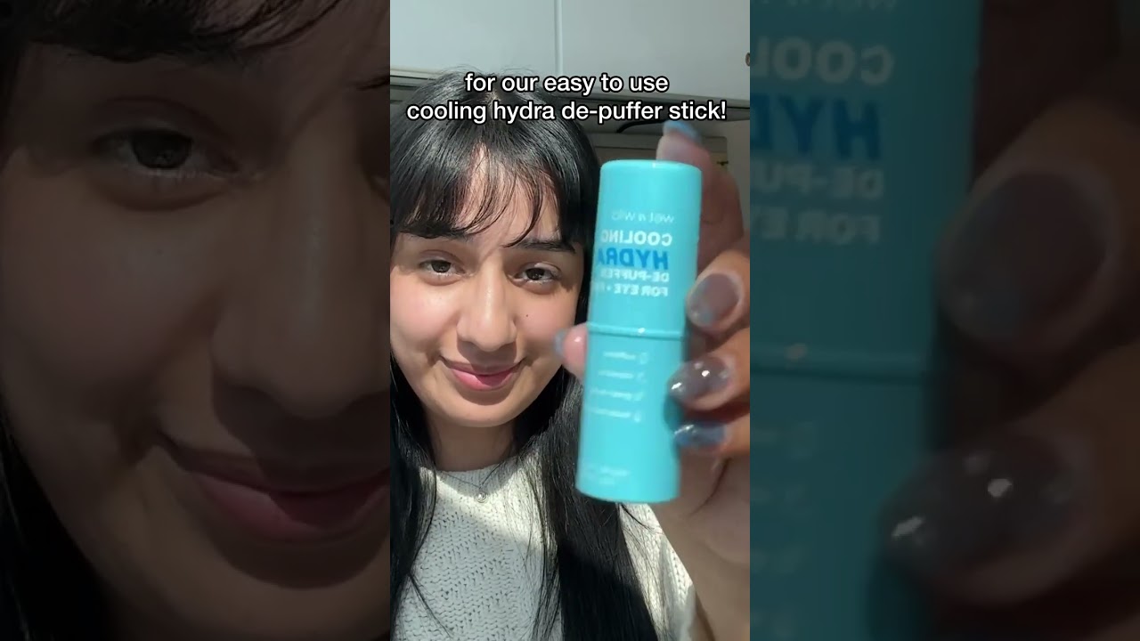 Cooling Hydra De-Puffer says ✌️ to puffiness and 🤗 to hydration ⁠