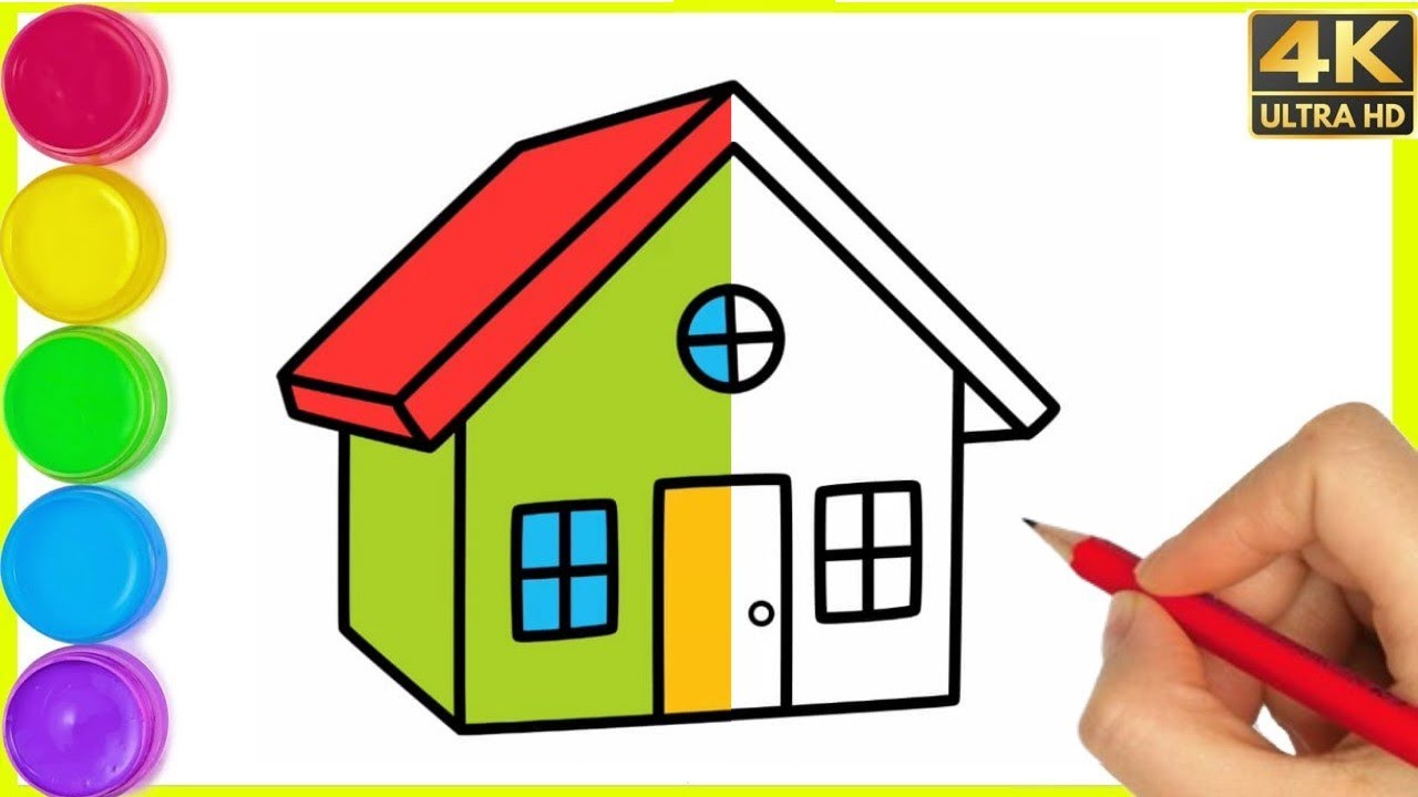 3D Rainbow House Painting Drawing And Coloring For Kids How To Draw 3d-rainbow-house-painting-drawing-and-coloring-for-kids-how-to-draw