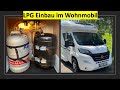 Einbau LPG Gastank im Wohnmobil Eura Mobil