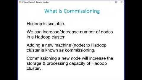 Class 13 : Commissioning Decommissioning ACL