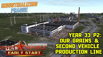Industrializing Prague! - Year 33 - P2 - Our Grains & Second Vehicle Prod Line!  -WRSRSeries