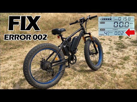 Fix Ebike Error 002 - Ecotric Fat Tire Beach Snow S900
