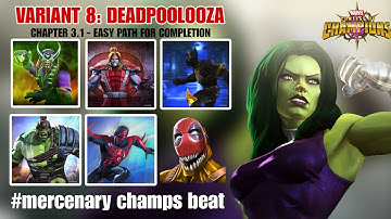 MCOC: Variant 8.3.1 - Easy Path for Completion - She Hulk boss || #kabam #mcoc #marvelstudios #mcu