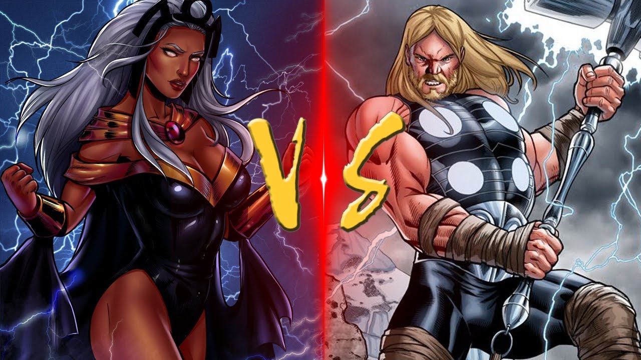 Storm Vs Thor Isn't Even Close! Who Would Win in a Fight / Hero Villains