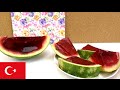 Dünyanın en harika Karpuz: Karpuzun içine Jöle yapımı - DIY Türkçe