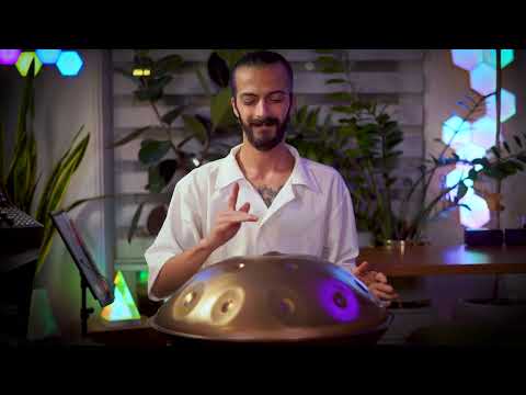 F# Pygmy 21 note Land of the Sun (1111Hz) | 1 hour handpan music | Amin Shahbazi