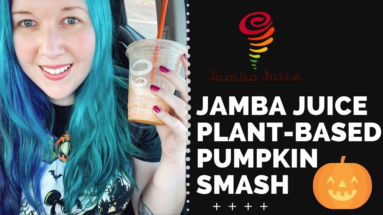 jamba juice plantbased pumpkin smash taste test / VLOGTOBER 2020 ep. 2