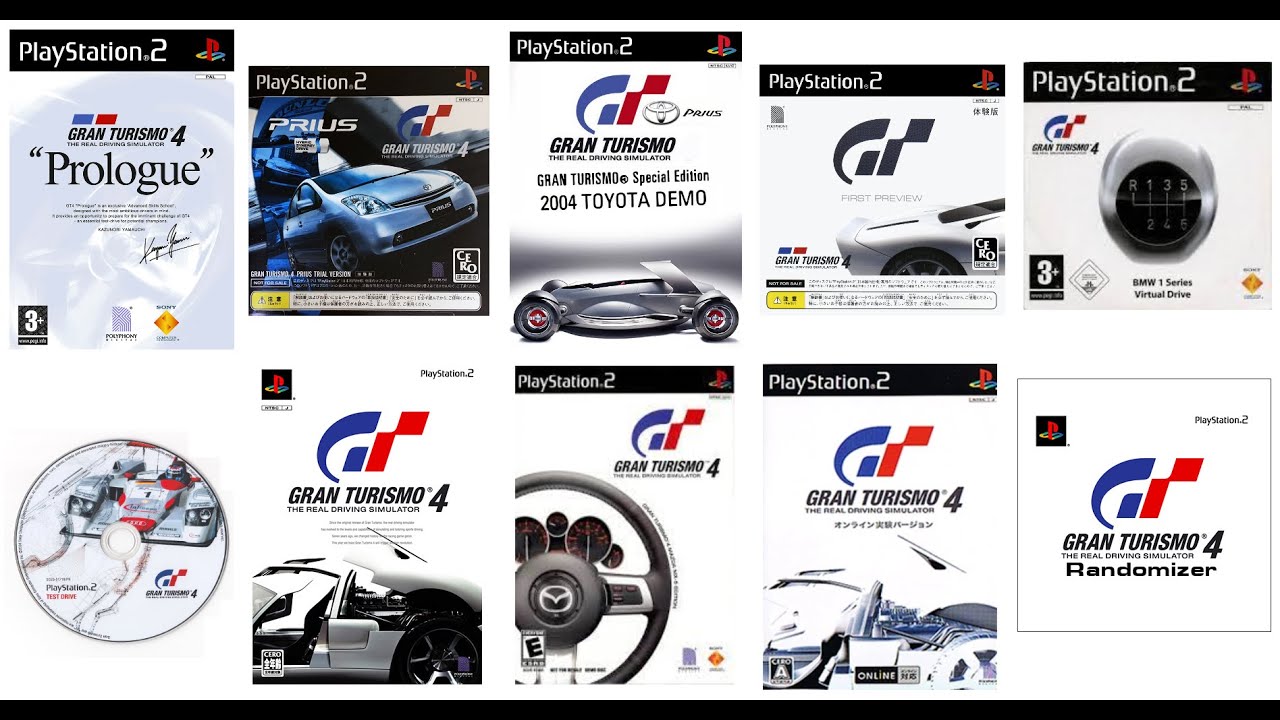 Differences between versions of Gran Turismo 4 