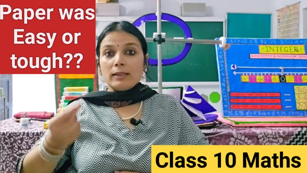 Class 10 Maths Paper 2026 | Tough or Easy ? How was your paper 