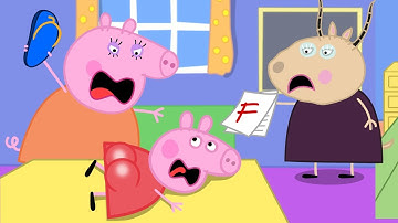 Peppa Is A Bad Student, Right? | Peppa Pig Funny Animation