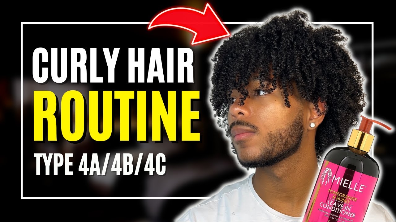 How to Make Your Hair Curly for Black Men (MIELLE ORGANICS) - youtube