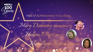 2020 Medill Hall of Achievement Inductees Women in Journalism