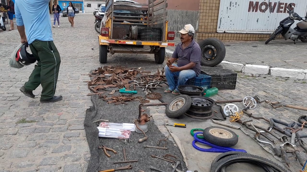 Feira livre central em Soledade-PB