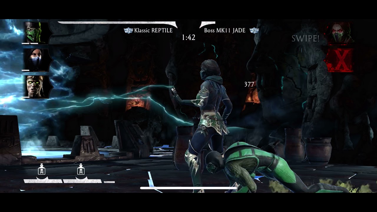 MK Mobile: BOSS 130 EDENIAN TOWER REPTILE BRUTALITY