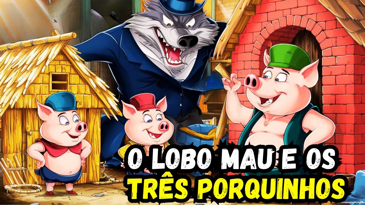 A HISTÓRIA DO LOBO MAU E OS TRÊS PORQUINHOS - YouTube