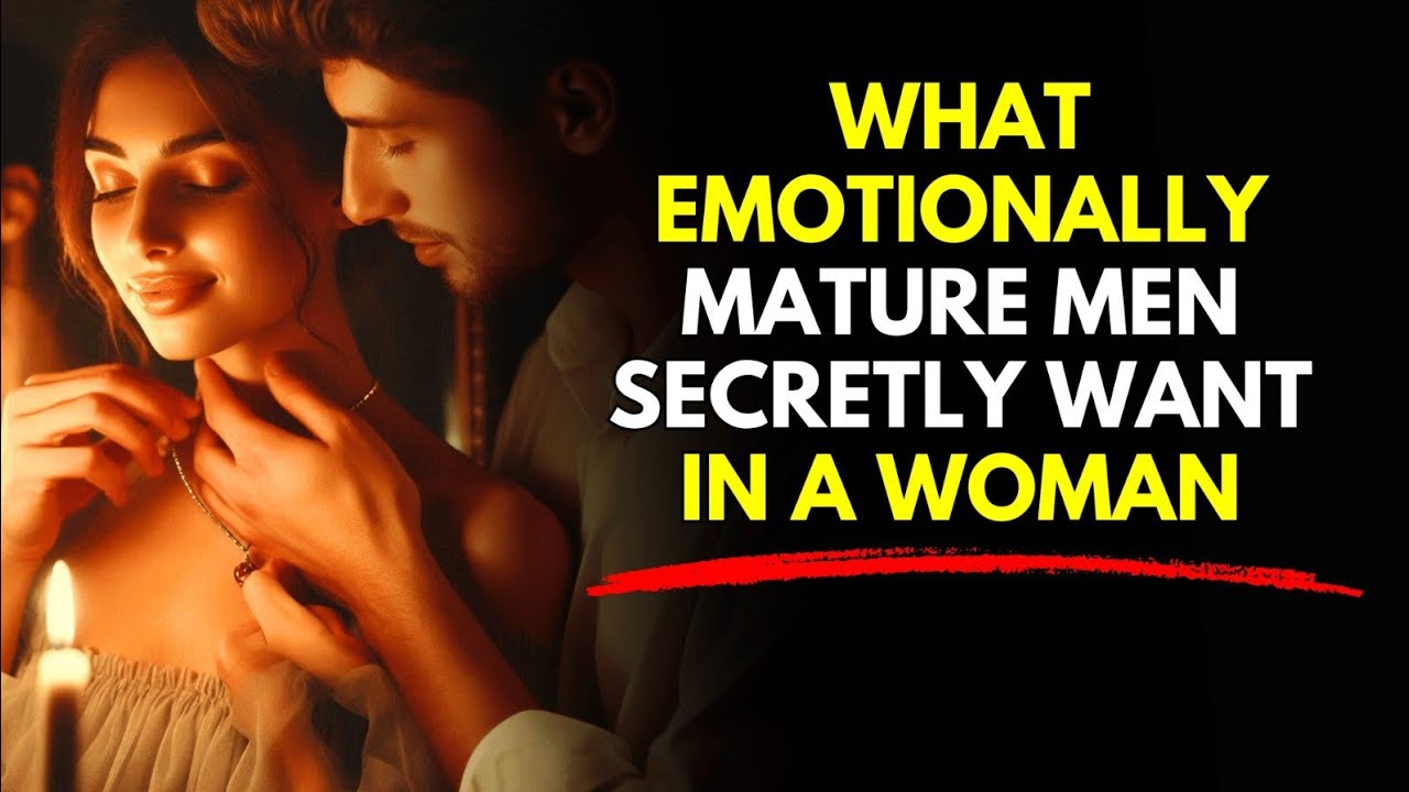 What Emotionally Mature Men Secretly Want in a Woman
